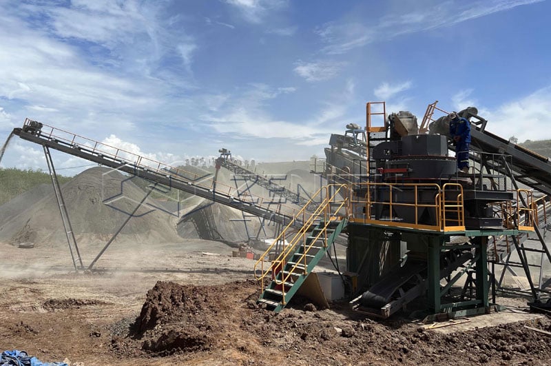 Capacité 100 tph concasseur sable Congo