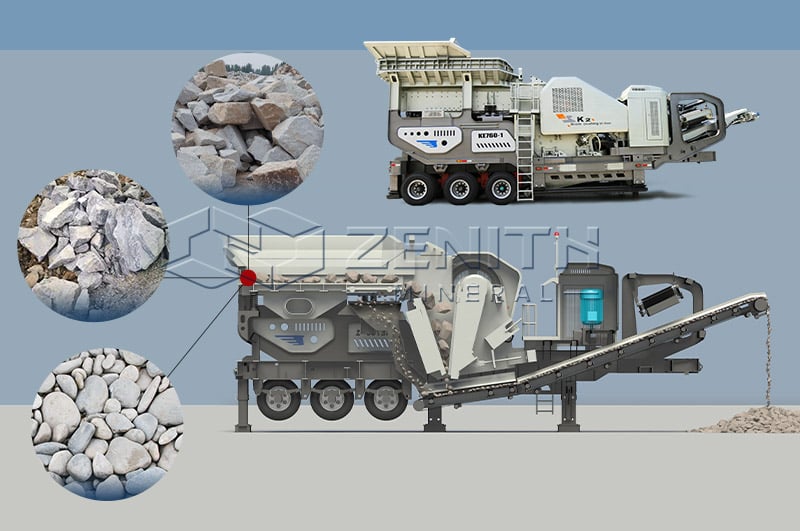 Concasseur de granulats adapté au calcaire et granite
