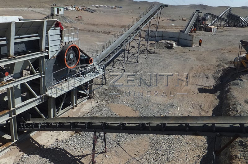 Usine de concassage gravier et sable pour carrière