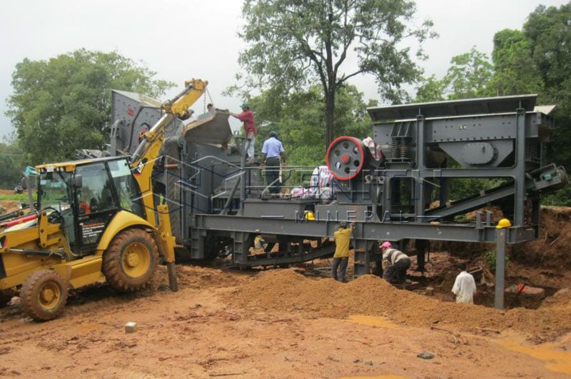 Concasseur à mâchoires pour minerai d'or congo