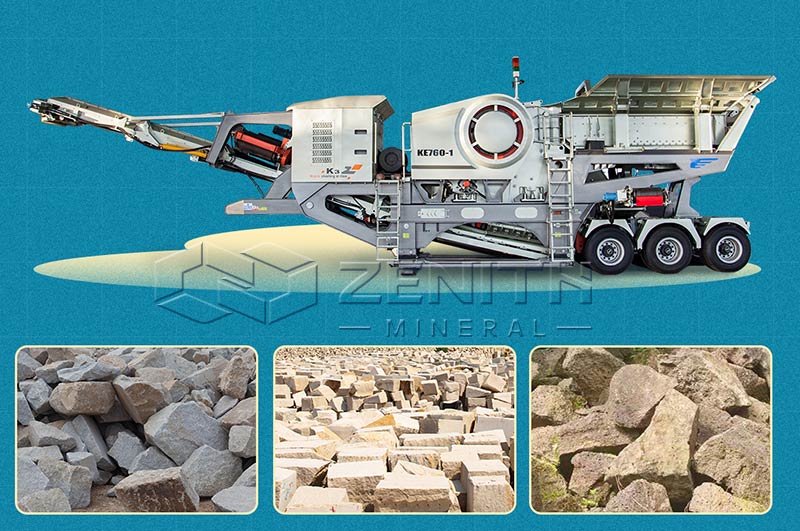 Usine de concassage de calcaire pour production de marbre