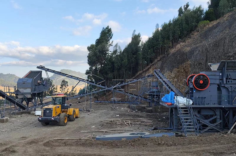 Concasseur de marbre pour transformation minérale