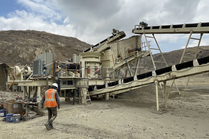 Concasseur mobile à vendre pour basalte