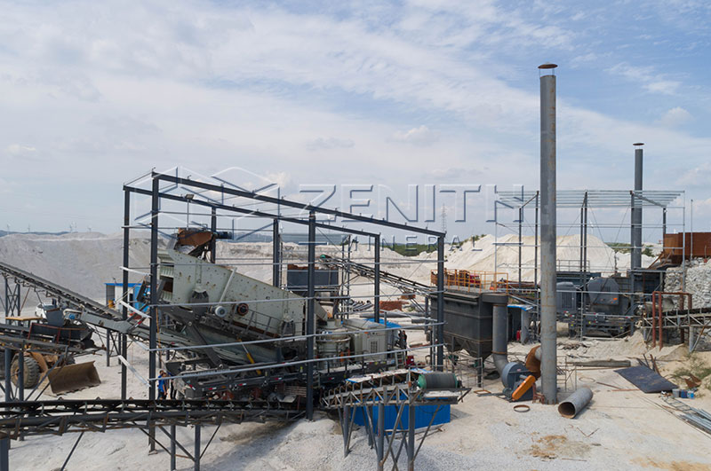 Usine de concassage mobile pour basalte Algérie