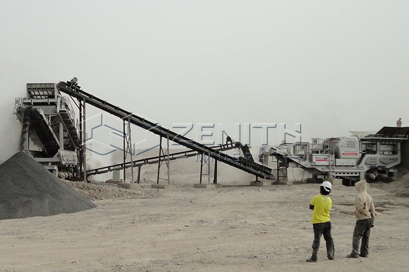 Usine de concassage mobile pour calcaire Algérie
