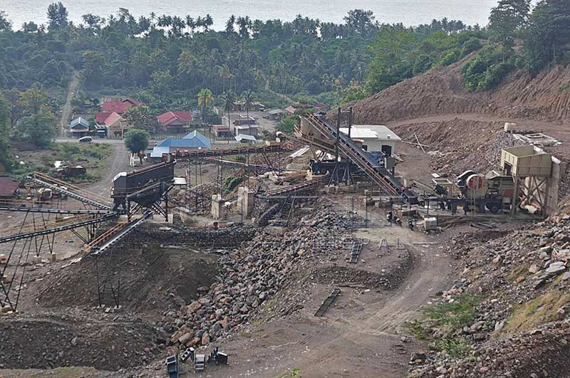 Usine mobile de traitement de l’or pour minerai aurifère alluvionnaire au Chili