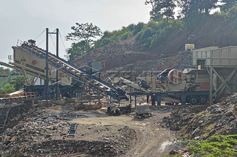 Concasseur à mâchoires mobile à vendre pour concassage de granite en Algérie