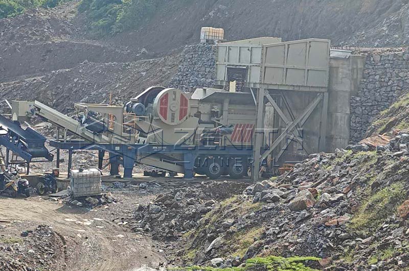 Concasseur à mâchoires mobile à vendre pour mine de fer