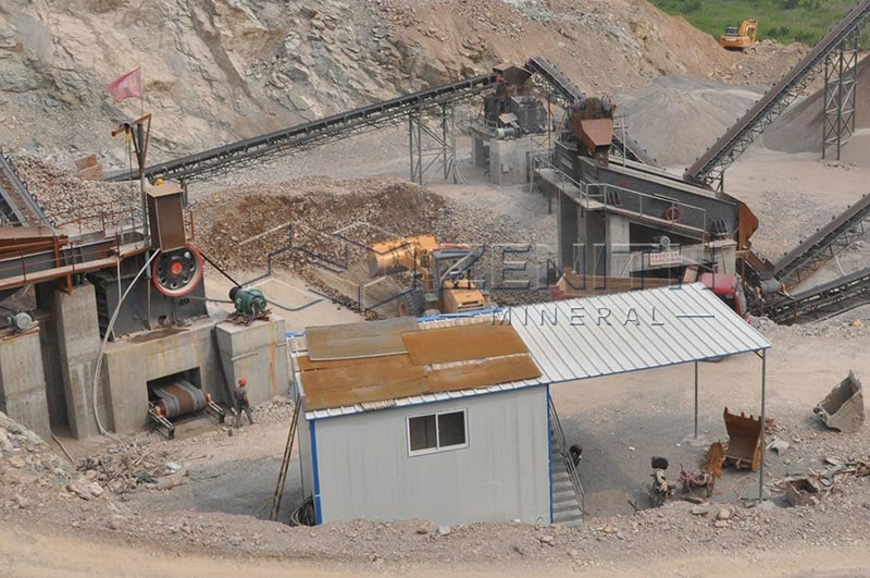 Concasseur sable pour exploitation de gravier Congo