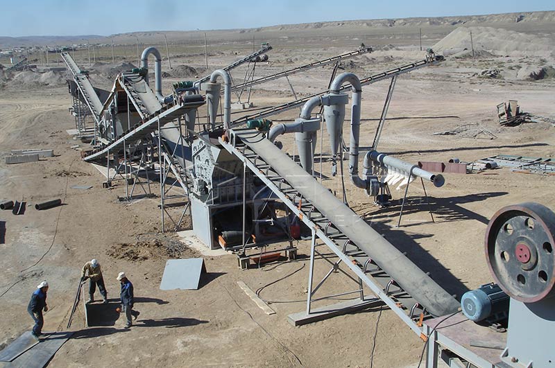 machine de concassage et broyage de pierre en algérie