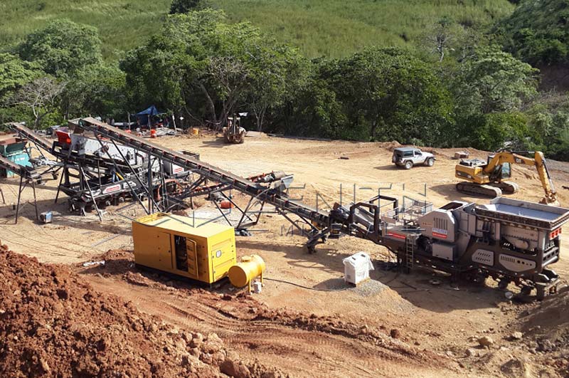 usine de concassage de pierres pour traitement de minerai de fer