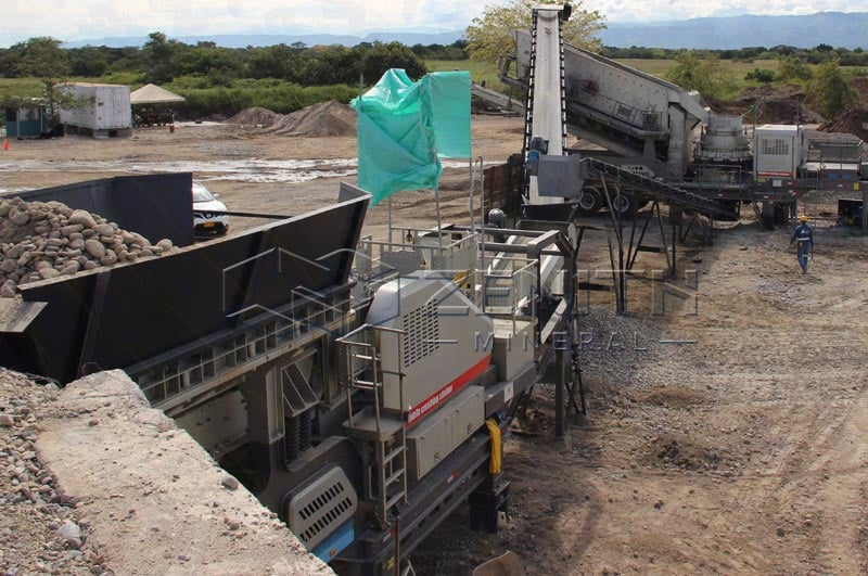 Usine de concassage de pierres pour galets de rivière