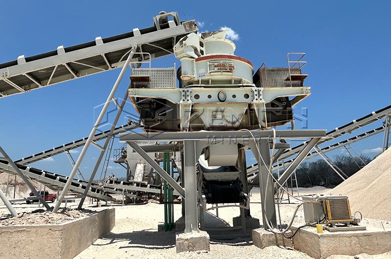 Équipements et procédés de fabrication de sable à partir de calcaire